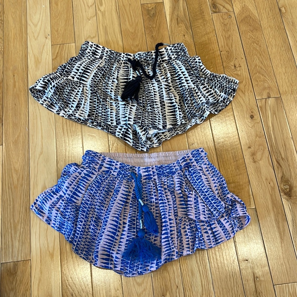 2 pair Bowie James  shorts/coverup 11/12